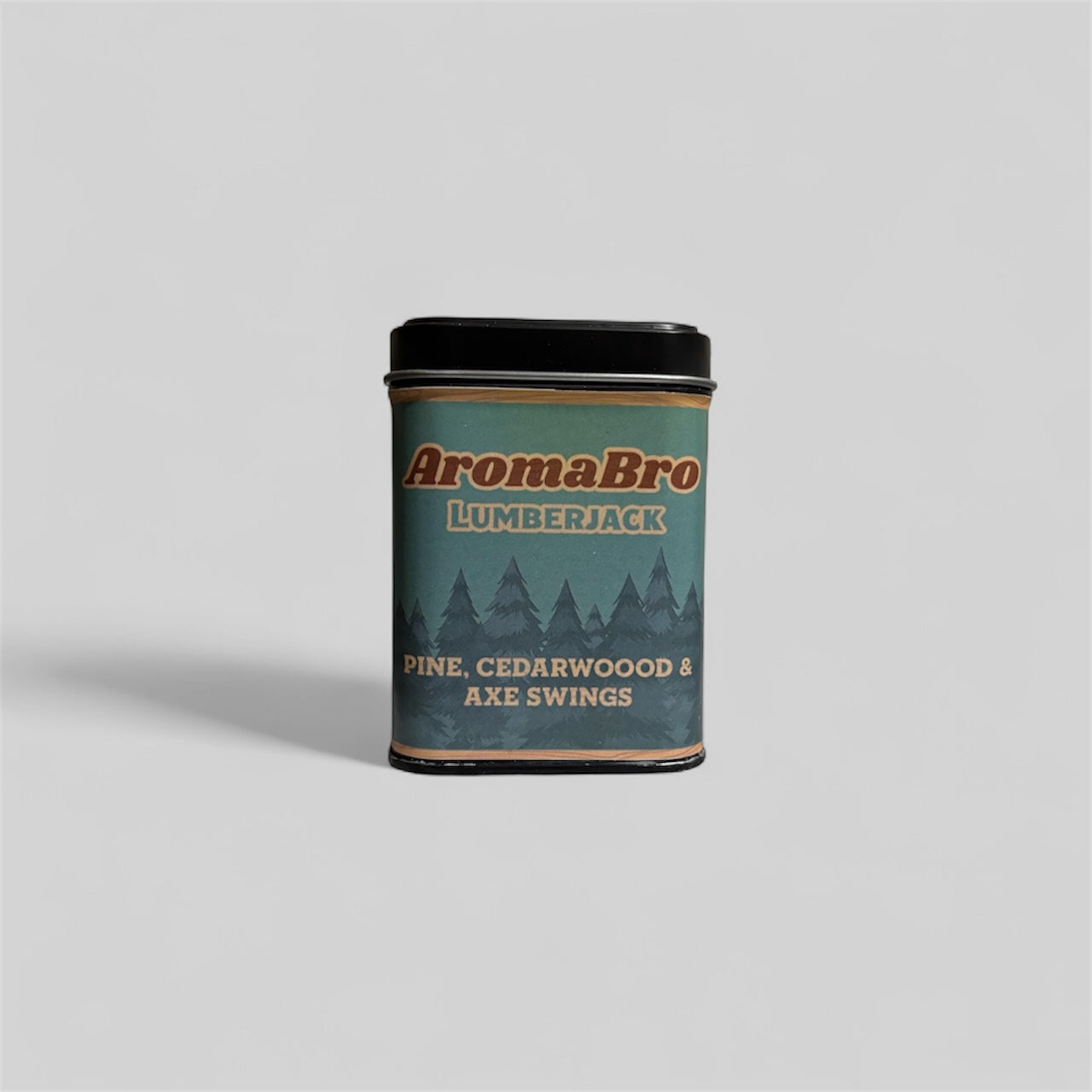AromaBro Lumberjack Forrest Scented Candle - Wooden Wick