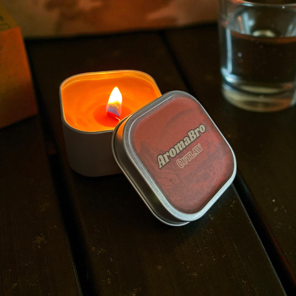 AromaBro Outlaw Wild West Scented Candle (4oz)